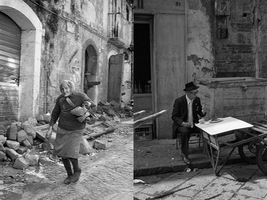 Salerno in spring 1981 after the earthquake